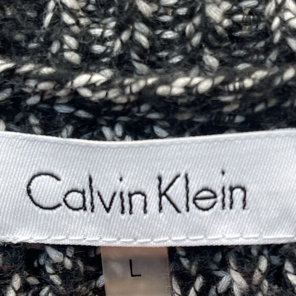 Calvin Klein Sweater Cable Knit Scoop Neck Women's Large - Picture 7 of 8